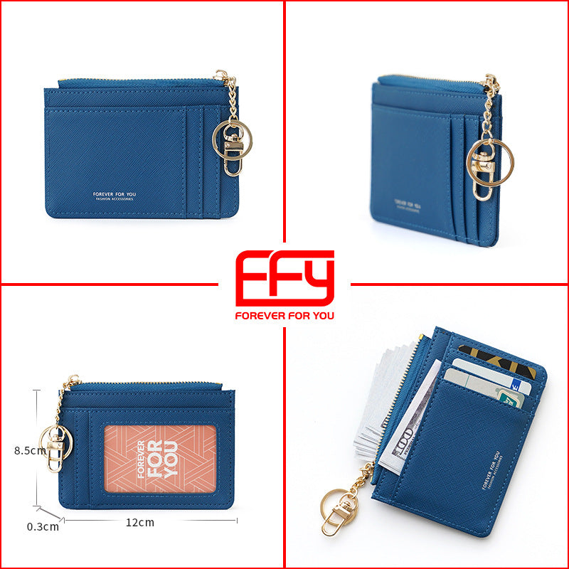 1018-4 GESSY WALLET PURSE IN BROWN