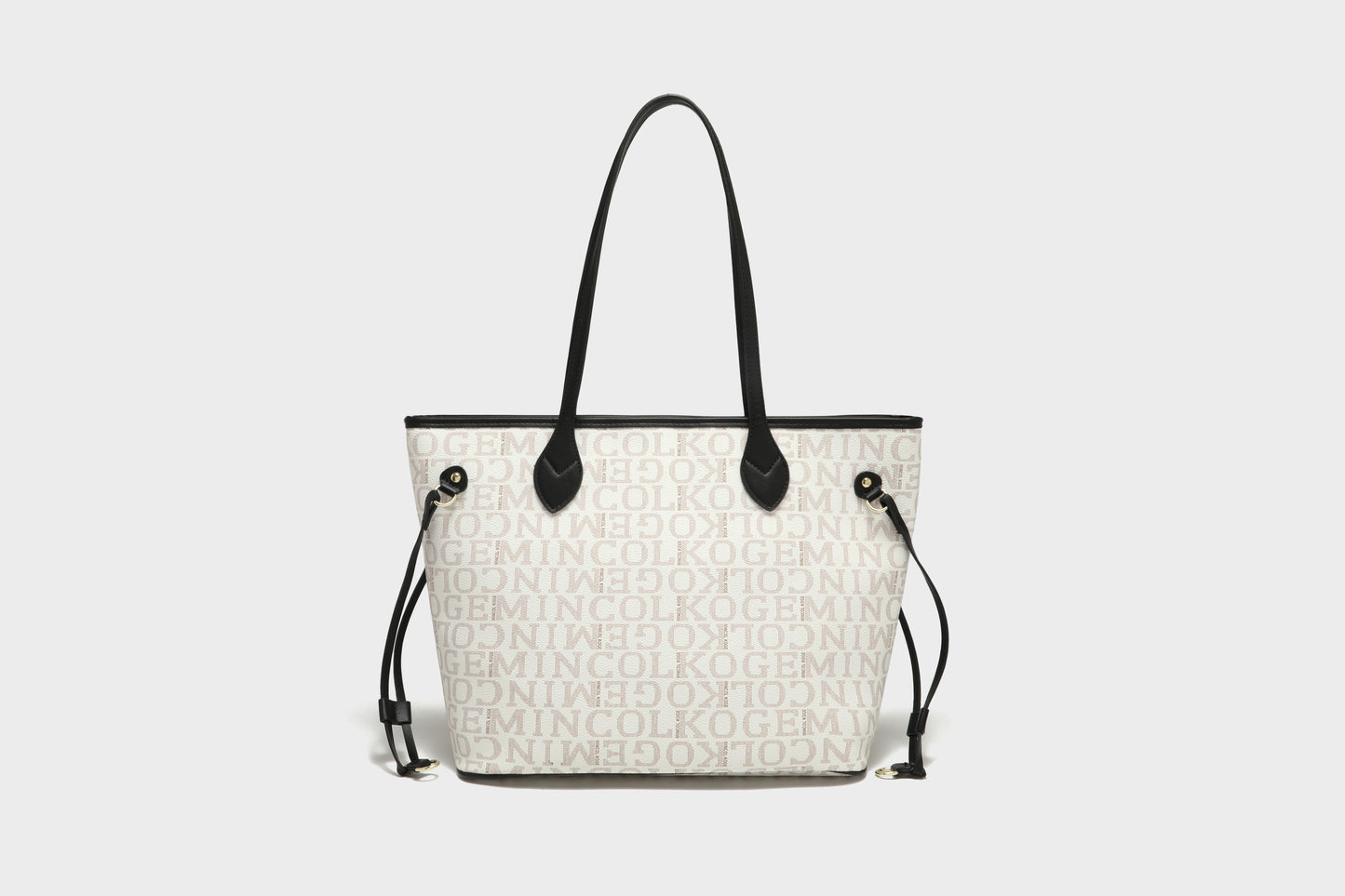 8650 GESSY BAG in White 2 PCS SET