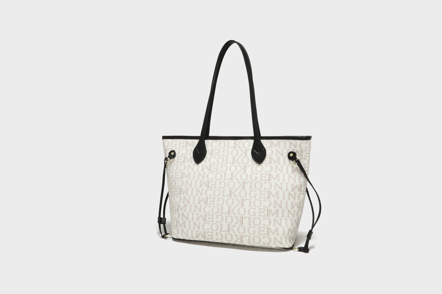 8650 GESSY BAG in White 2 PCS SET