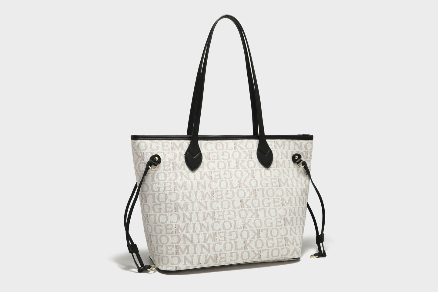 8650 GESSY BAG in White 2 PCS SET
