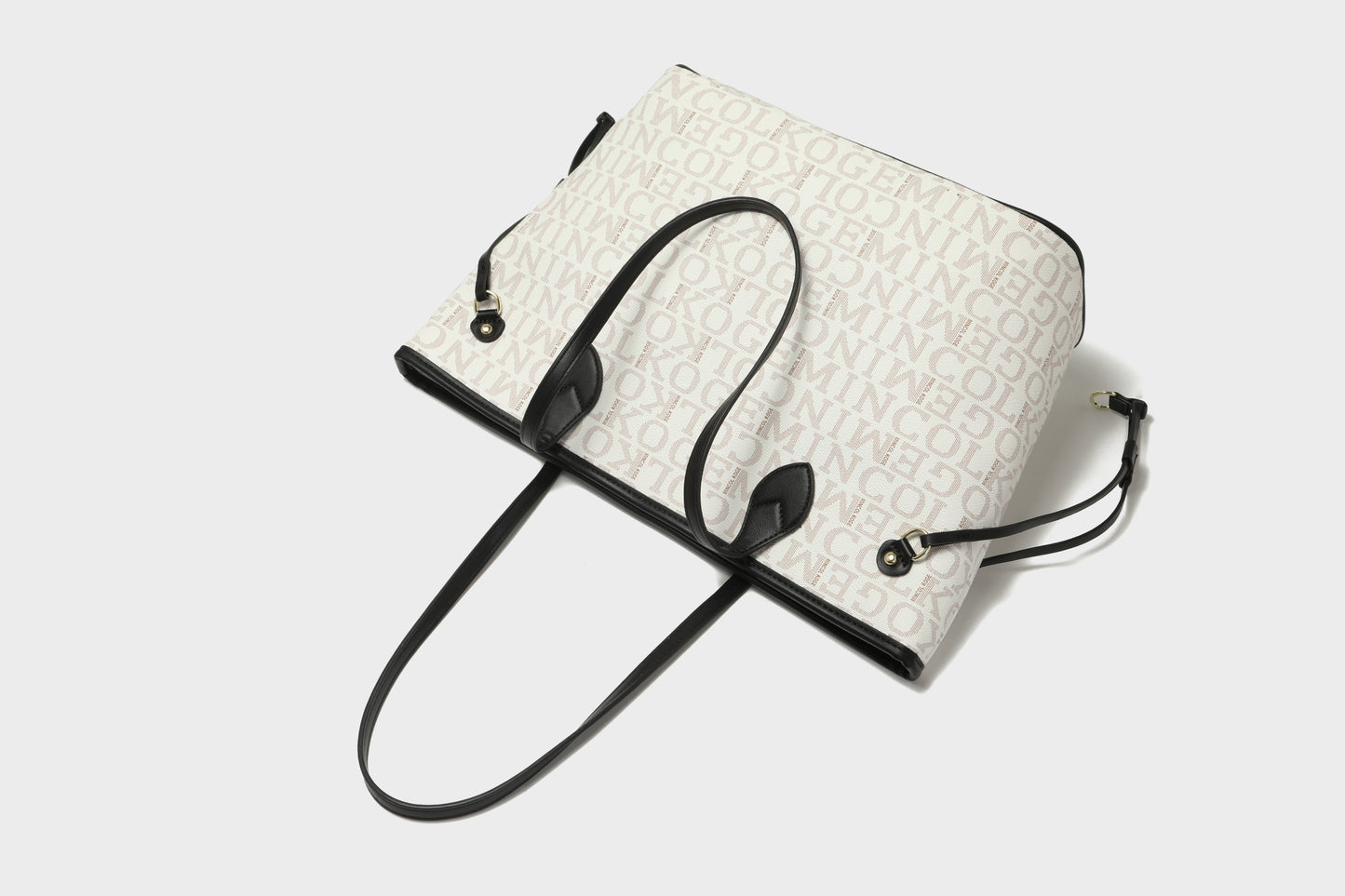 8650 GESSY BAG in White 2 PCS SET