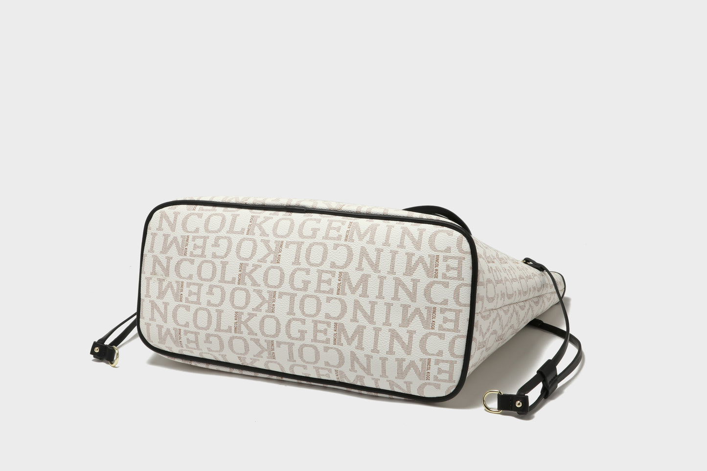 8650 GESSY BAG in White 2 PCS SET