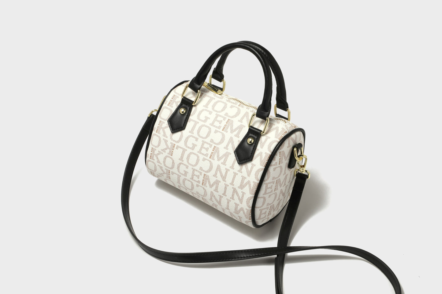 8650 GESSY BAG in White 2 PCS SET