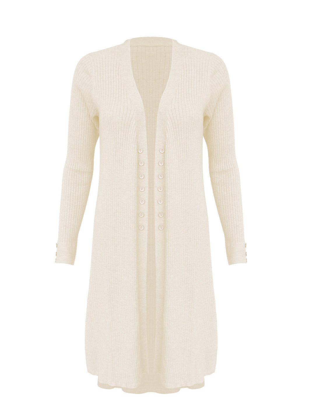 Anna Smith Ladies Daily casual longline side split Knitted Cardigan
