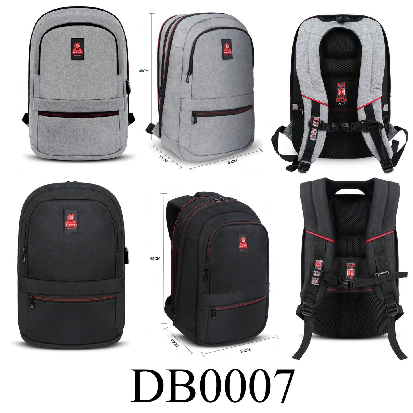 DB0007 DSUK Functional Backpack In Grey