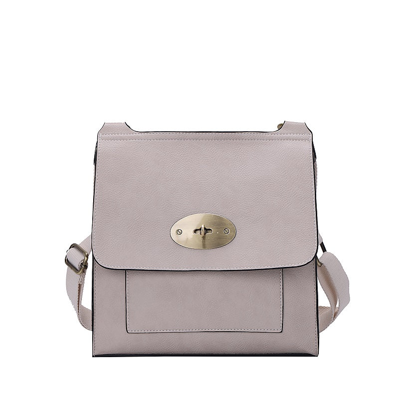 8715 GESSY CROSS BODY BAG IN   LIGHT GREY