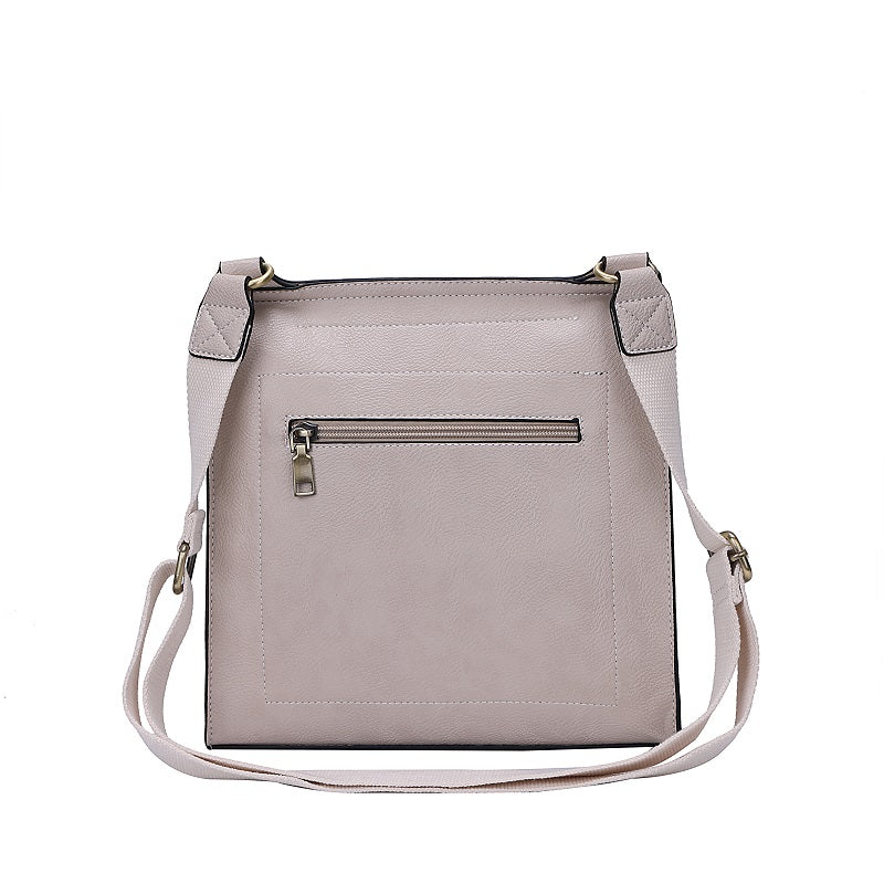 8715 GESSY CROSS BODY BAG IN   LIGHT GREY