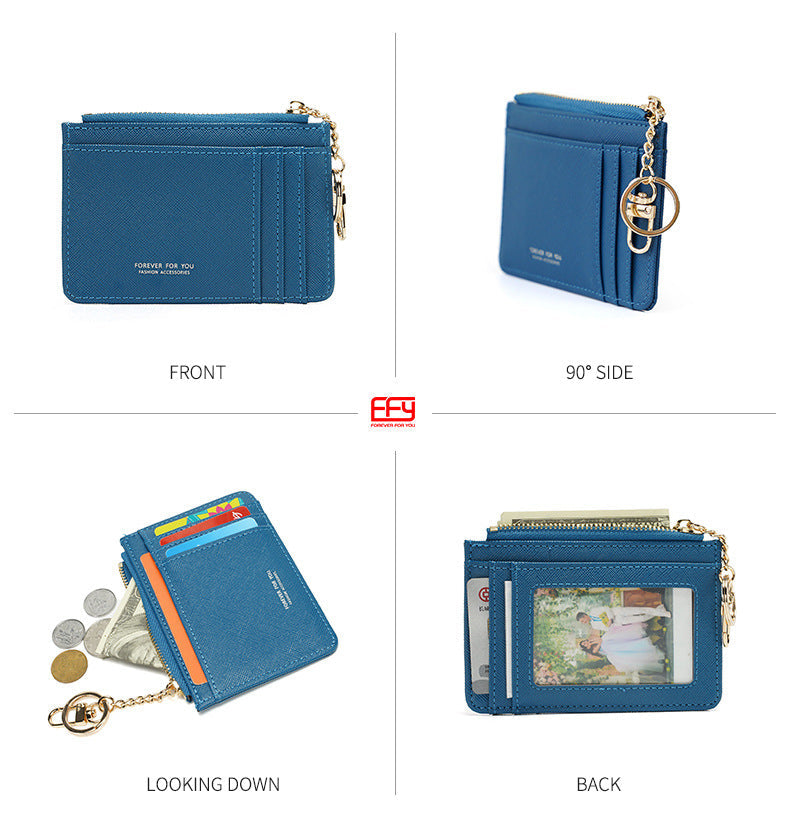 1018-4 GESSY WALLET PURSE IN BLUE