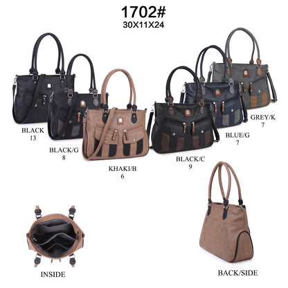 1702 GESSY HANDBAG IN BLACK