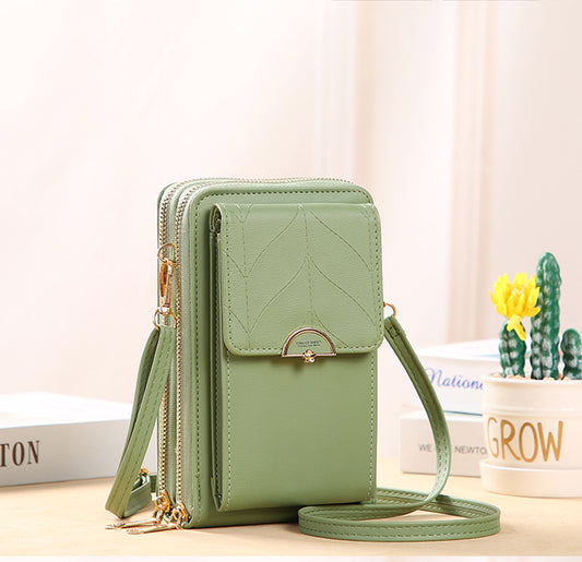 9802 GESSY CROSSBODY BAG IN GREEN