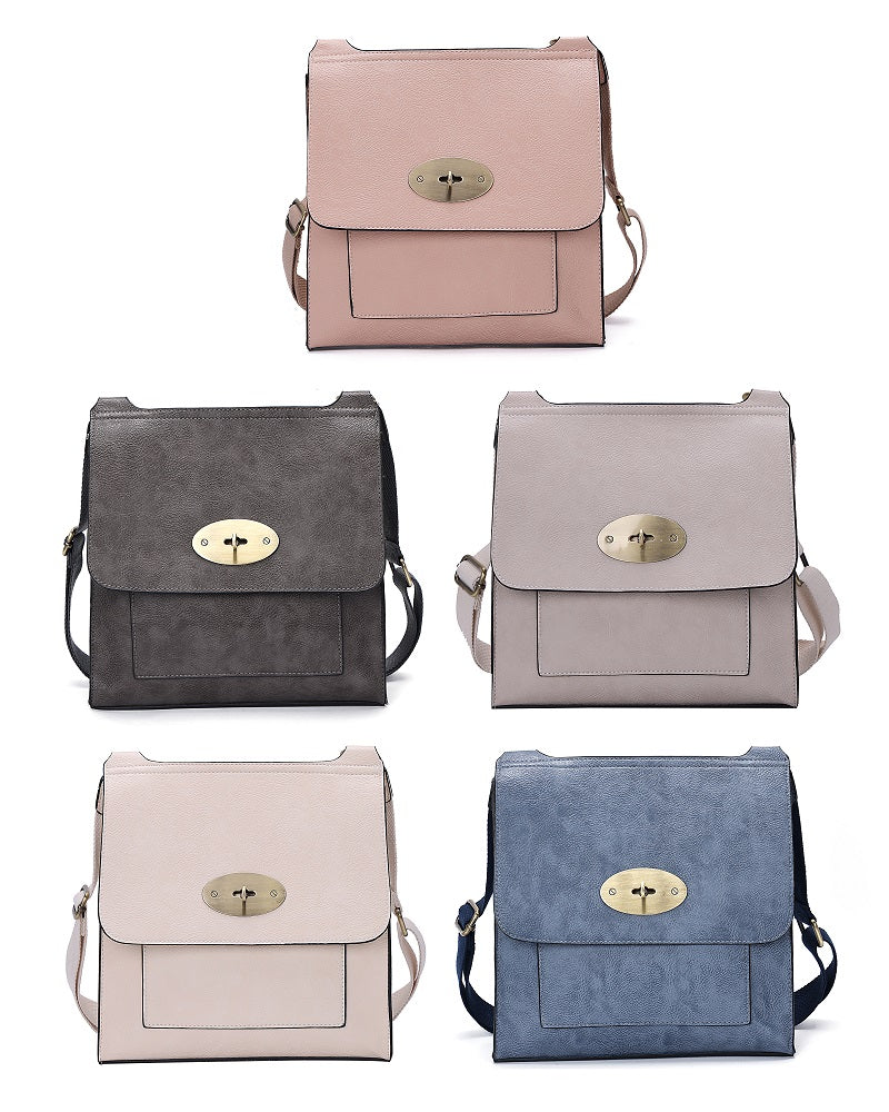 8715 GESSY CROSS BODY BAG IN   GREY