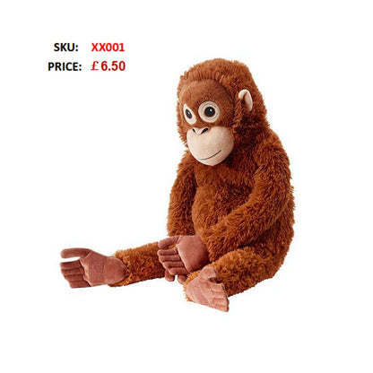 XX001 Gessy Monkey Plush Crossbody Bag