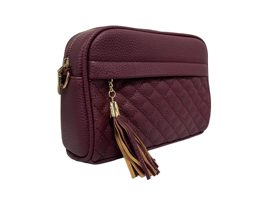 N60-429 GESSY CROSSBODY BAG IN WINE