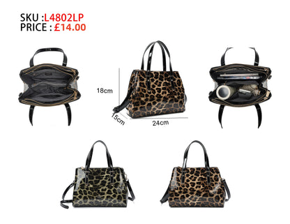 L4802LP LYDC Leopard Pattern Handbag