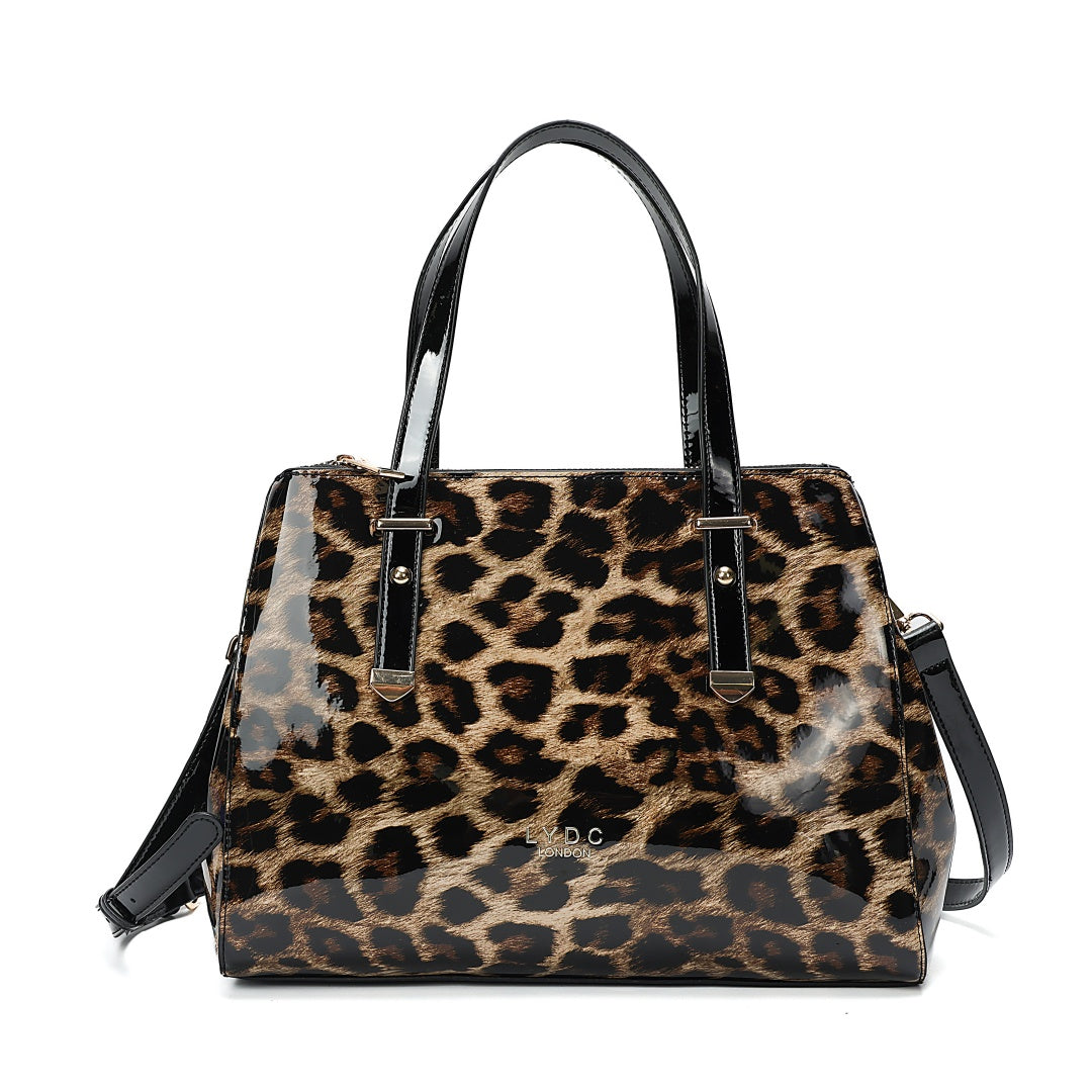 L4802LP LYDC Leopard Pattern Handbag
