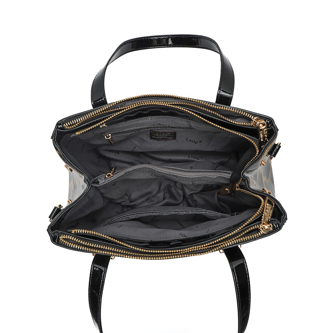 L4802LP LYDC Leopard Pattern Handbag