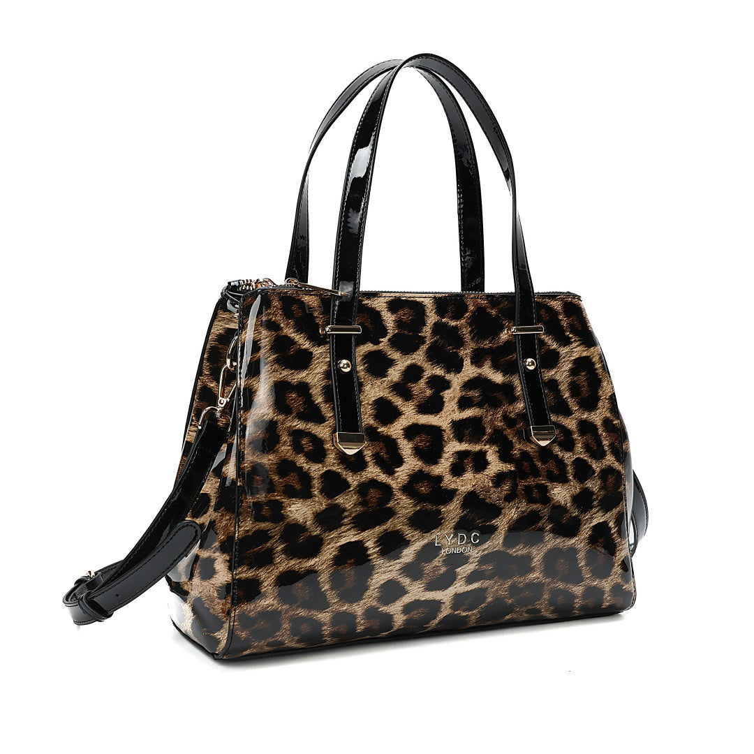 L4802LP LYDC Leopard Pattern Handbag