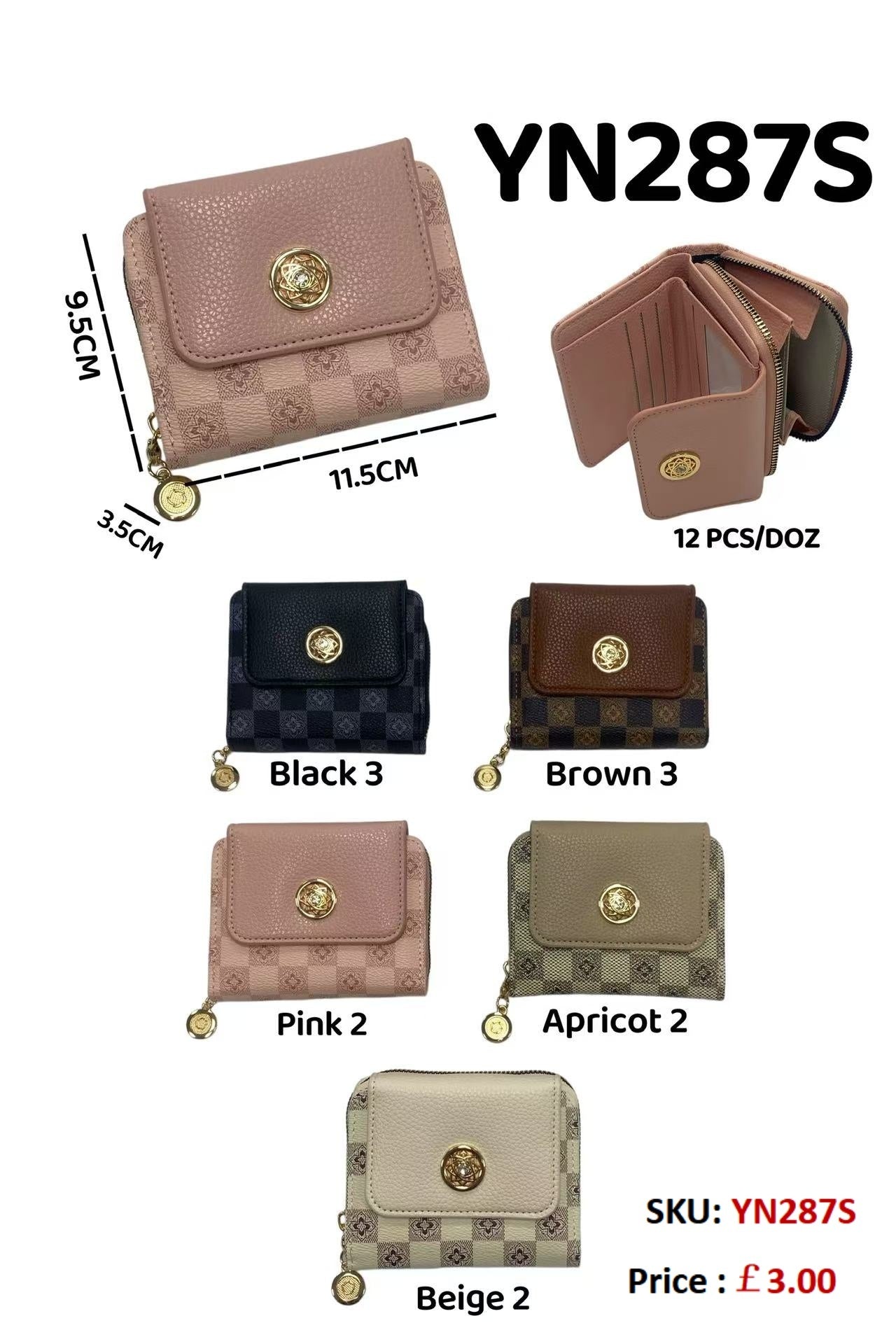 YN287S GESSY WALLET PURSE