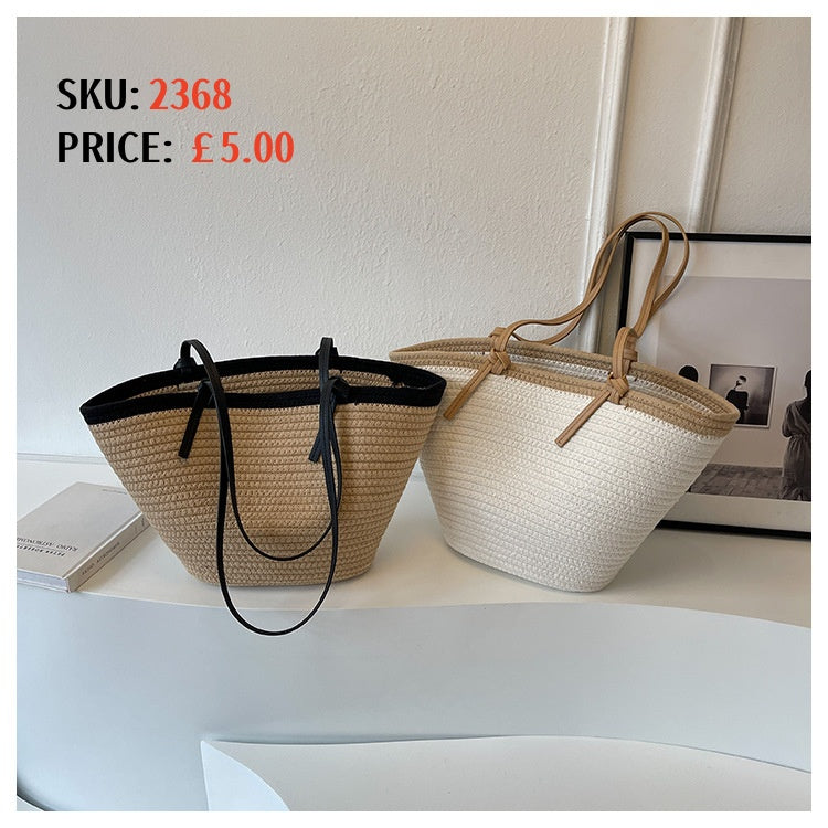 2368 Gessy British Jute Braided Bag