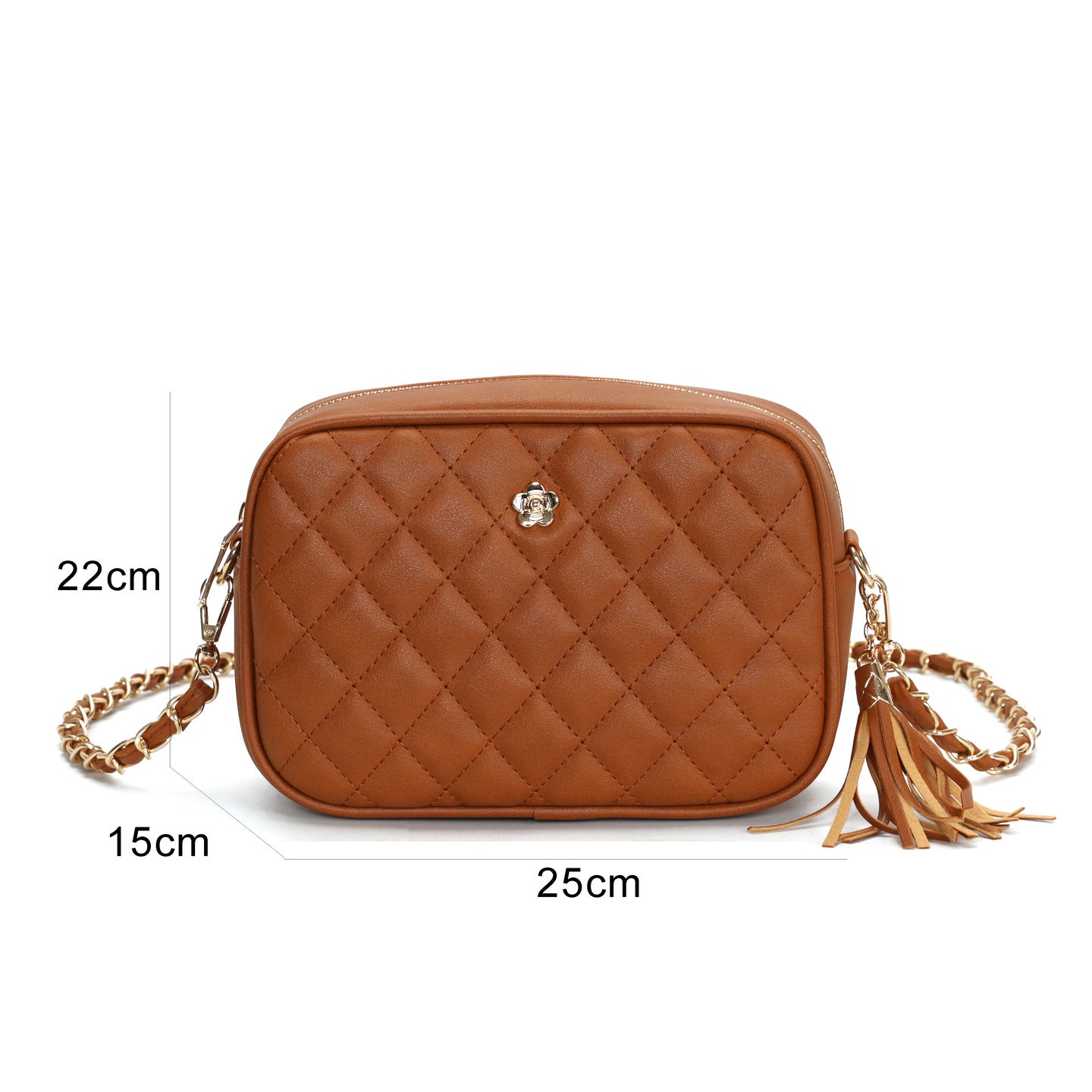 834 GESSY HANDBAG IN BROWN