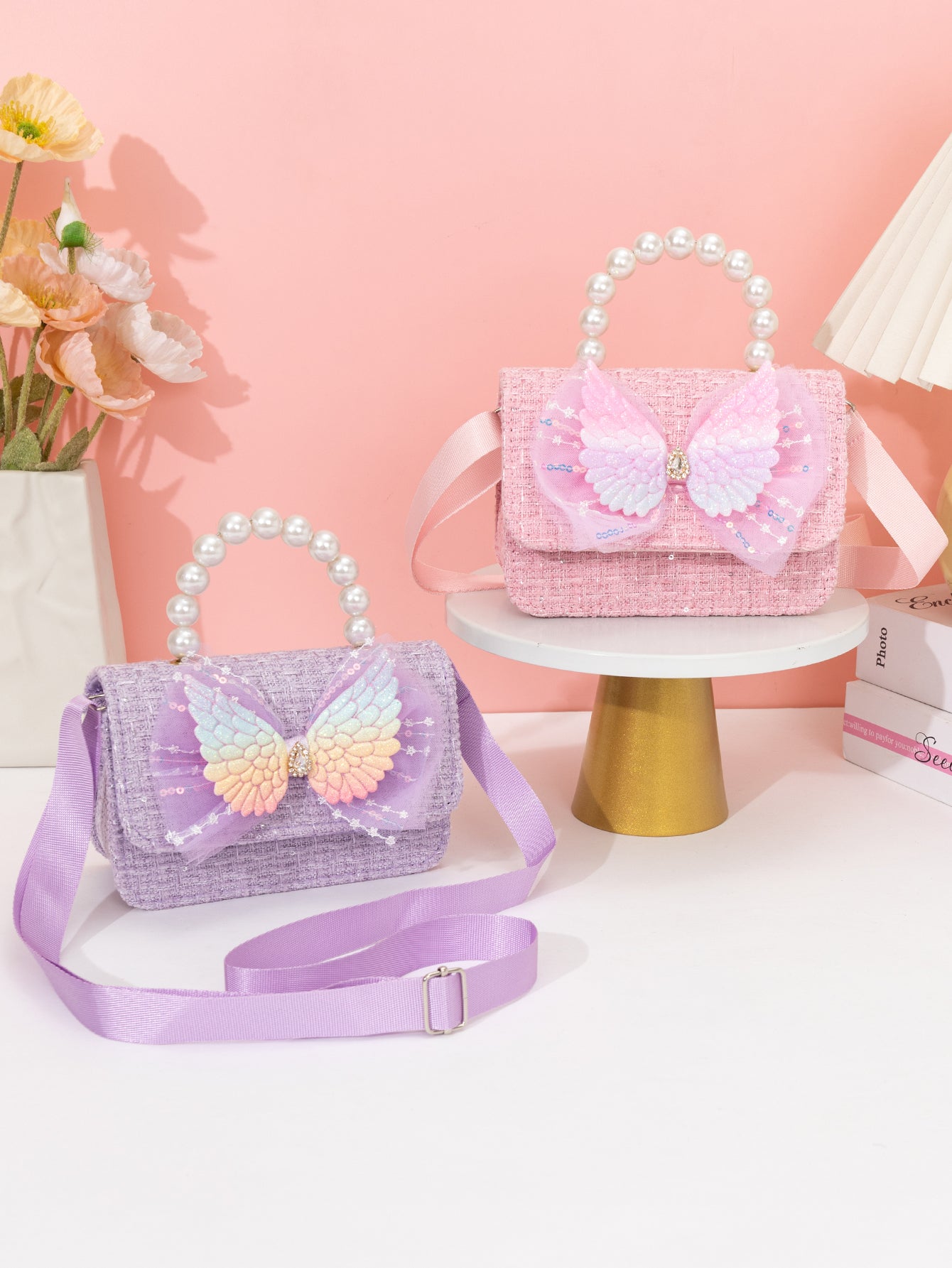 3059  GESSY BUTTERFLY  KID HANDBAGS