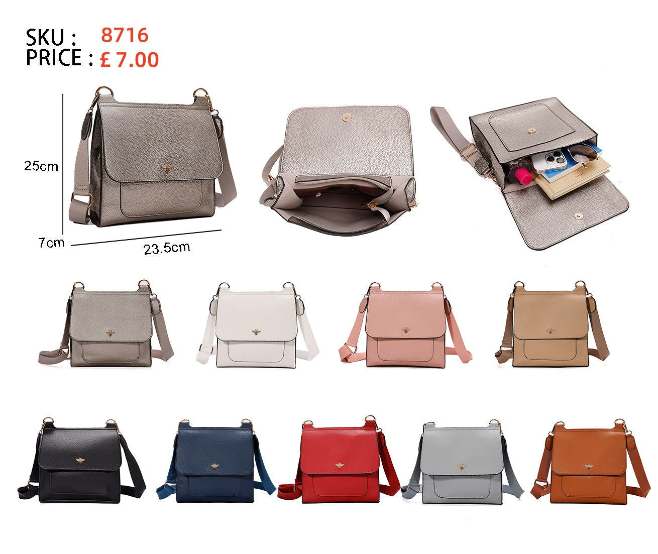 8716 GESSY CROSS BODY BAG