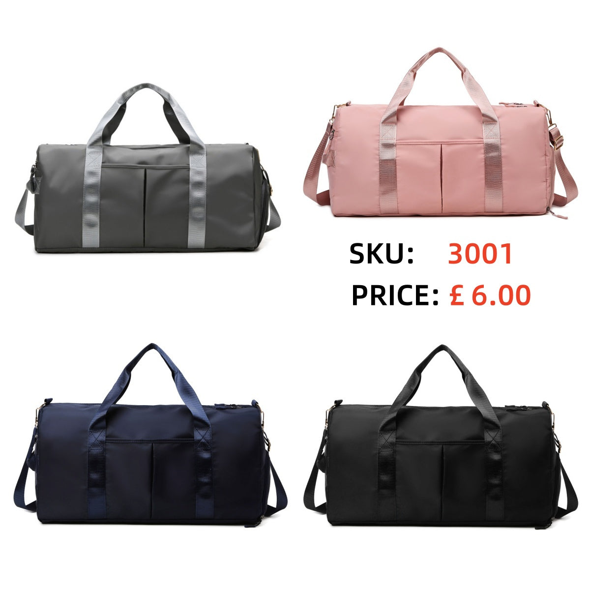 3001  GESSY Travel Bag/Gym Bag