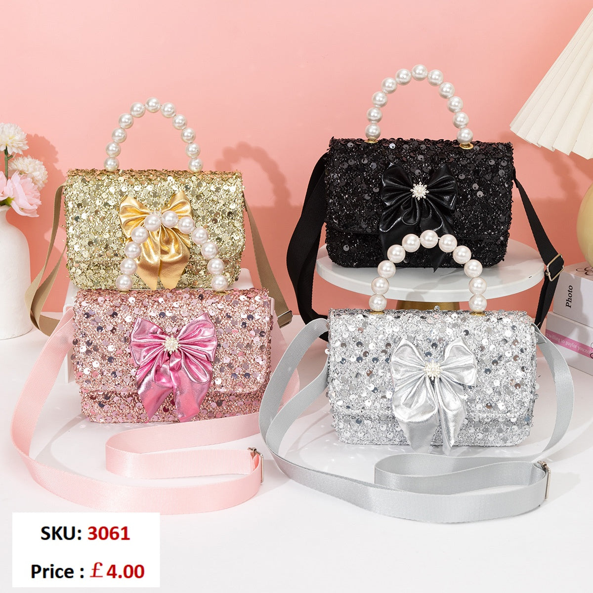 3061 GESSY BUTTERFLY  KID HANDBAGS