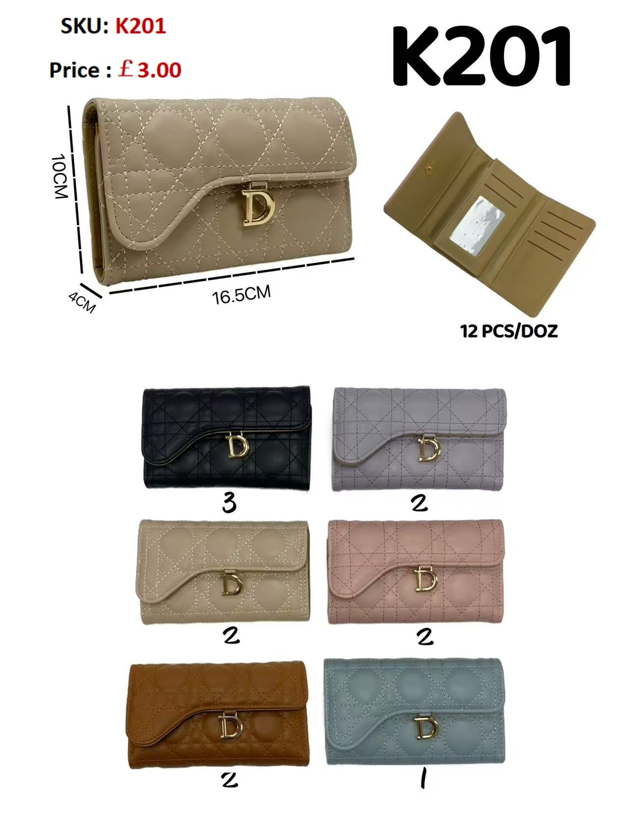 K201 GESSY WALLET PURSE