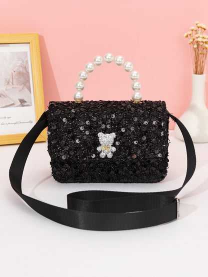 3060 Gessy Glitter Pearl Princess Handbag