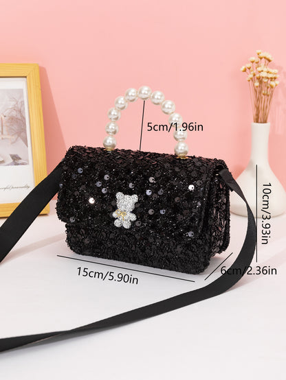 3060 Gessy Glitter Pearl Princess Handbag