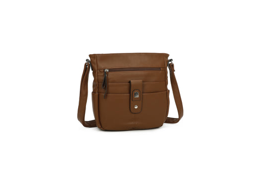 1773D-1 GESSY HANDBAG IN BROWN