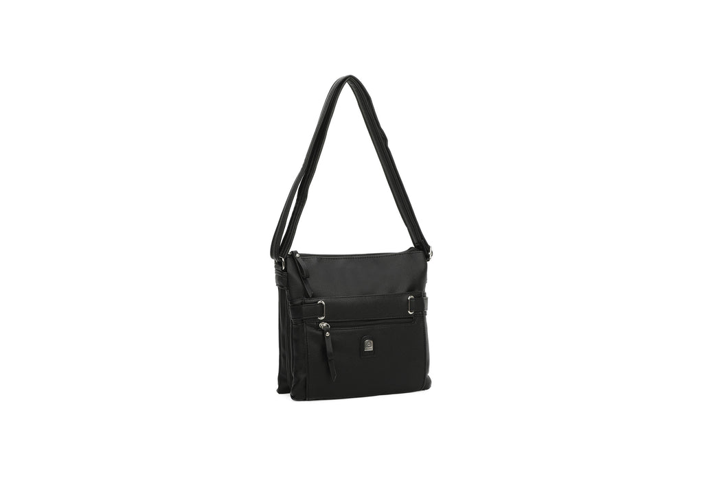 1728D-1 GESSY HANDBAG IN BLACK