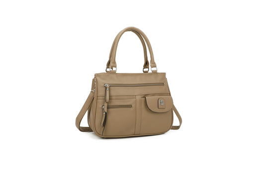 1733D-1 GESSY HANDBAG IN APRICOT