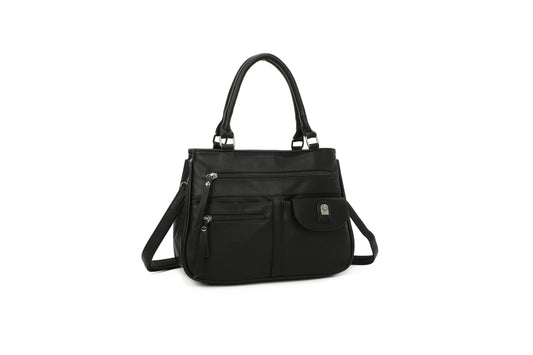 1733D-1 GESSY HANDBAG IN BLACK