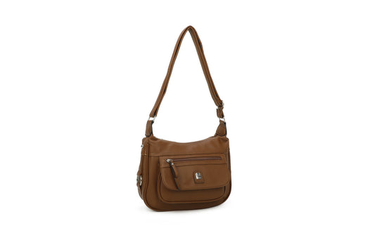 1739D-1 GESSY CROSSBODY BAG IN BROWN