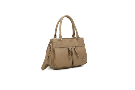 1763D-1 GESSY HANDBAG IN APRICOT