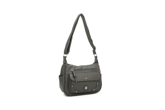 1712D-1 GESSY HANDBAG IN GREY