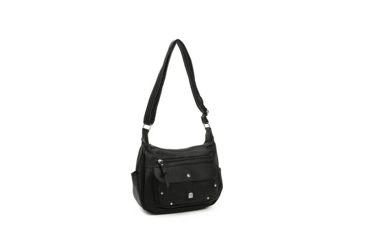 1712D-1 GESSY HANDBAG IN BLACK