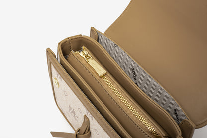 5892 GESSY BAG IN BEIGE/KHAKI