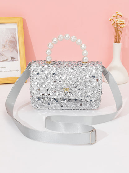 3060 Gessy Glitter Pearl Princess Handbag