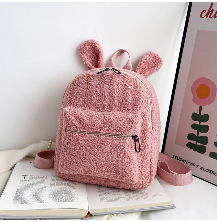 7692 GESSY FURRT BACKPACK IN PINK