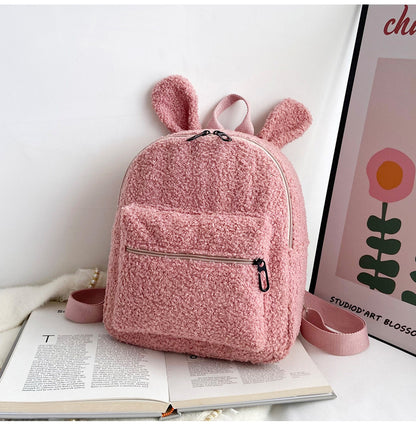 7692 GESSY FURRT BACKPACK IN PINK