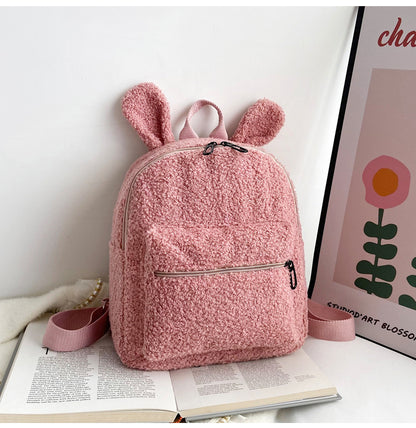 7692 GESSY FURRT BACKPACK IN PINK