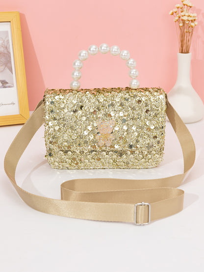 3060 Gessy Glitter Pearl Princess Handbag