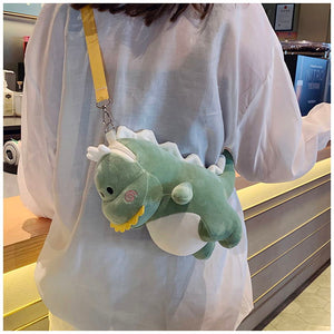 800 GESSY DINOSAUR BAG IN GREEN