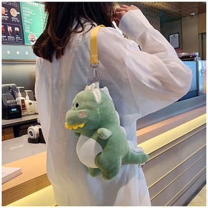 800 GESSY DINOSAUR BAG IN GREEN