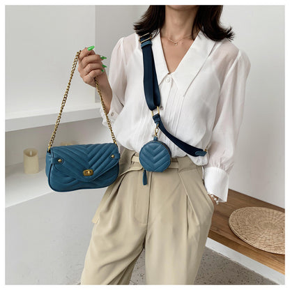 8192 GESSY CROSSBODY BAG IN BLUE