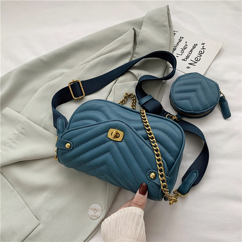 8192 GESSY CROSSBODY BAG IN BLUE