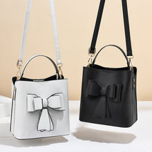 Load image into Gallery viewer, 8209 GESSY TOTE HANDBAG BOW TIE BAG IN WHITE